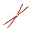 Cotton Cord Bracelet Making KK-F758-03-05-G-2