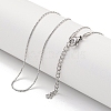 Non-Tarnish 304 Stainless Steel Cardano Chain Necklaces NJEW-R266-06P-2