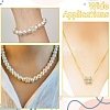 5Pcs 5 Styles Brass Micro Pave Cubic Zirconia European Beads KK-CJ0005-77-7