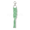 Handmade Macrame Nylon Thread Pendant Decorations HJEW-P019-05P-05-2