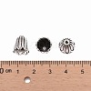 Cadmium Free & Lead Free Antique Silver Tibetan Style Flower Bead Caps X-TIBEB-00864-AS-R-4