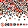 200Pcs 2 Colors Iron Rhinestones Cabochons FIND-WR0012-35-1