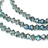 Transparent Electroplate Glass Beads Strands LS-EGLA-A039-T3mm-UA12-3