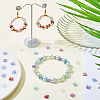 180Pcs 6 Colors Transparent Spray Painted Glass Beads GLAA-SC0002-47-4