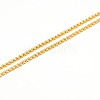 304 Stainless Steel Venetian Chain Necklace Making X-STAS-A028-N032G-2