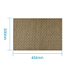 PVC Non-Slip Imitation Rattan Insulation Pad AJEW-TA0015-03C-11