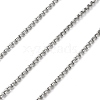 Tarnish Resistant 304 Stainless Steel Rolo Chains CHS-C010-05P-1