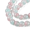 Transparent Glass Imitation Cat Eye Beads Strands GLAA-Q110-01B-11-3
