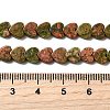 Natural Unakite Beads Strands G-A272-A01-27-5