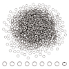 1000Pcs 304 Stainless Steel Split Rings STAS-UN0064-15-1