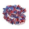 Natural Dyed Quartz Beads Strands G-G791-14K-2