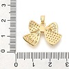 Brass Rhinestone Pendants KK-S049-16G-3