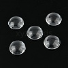 Transparent Glass Cabochons X-GGLA-R026-12mm-7