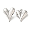 Brass Stud Earrings for Women EJEW-M251-02P-1