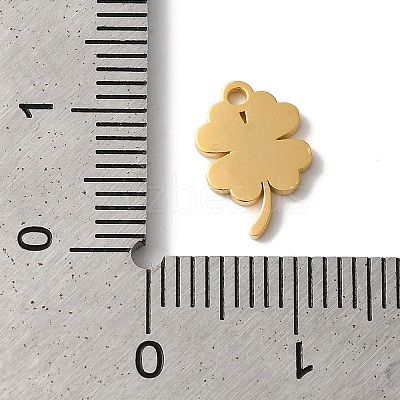 PVD Vacuum Plating 304 Stainless Steel Charms STAS-L081-022G-1