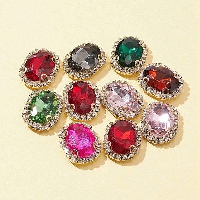 Oval Sew on Rhinestone RGLA-FS0001-06-1