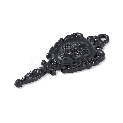 Halloween Rack Plating Alloy Enamel Pendants PALLOY-F018-26EB-01-1