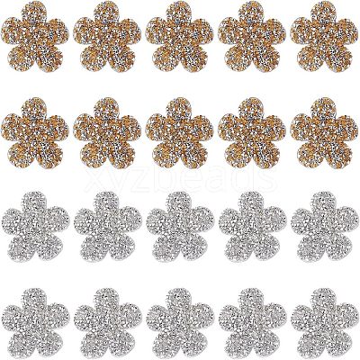 Glitter Hotfix Rhinestone DIY-FG0001-71-1