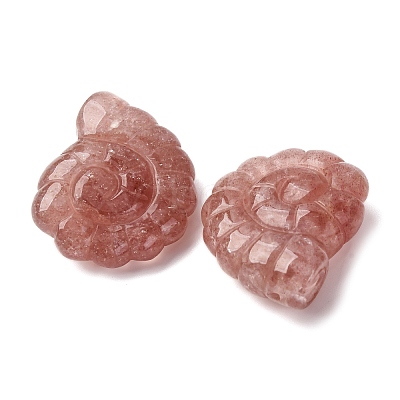 Natural Strawberry Quartz Pendants G-NH0065-01I-1
