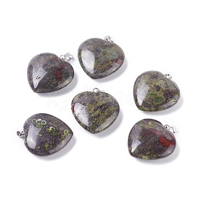Natural Drangon Blood Pendants G-G956-B29-FF-1