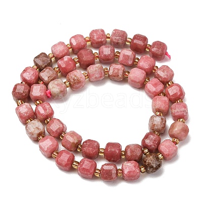 Natural Thulite Beads Strands GG-CBAC972-A19-01-1