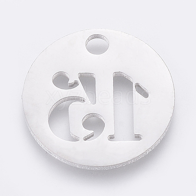 Non-Tarnish 304 Stainless Steel Pendants X-STAS-F233-15-P-1