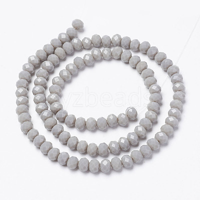 Opaque Solid Color Glass Beads Strands X1-EGLA-A034-P4mm-D10-1