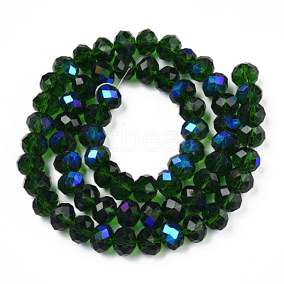 Electroplate Glass Beads Strands EGLA-A044-T1mm-L24-1