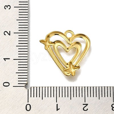 Ion Plating(IP) 304 Stainless Steel Pendants STAS-U031-10G-1