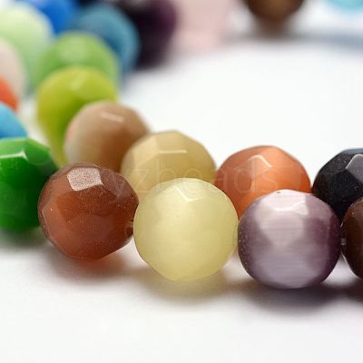 Cat Eye Beads Strands X-CE-k002-8mm-01-1