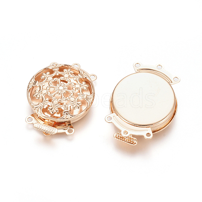 Brass Box Clasps KK-L053-04KCG-1