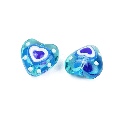 Handmade Lampwork Beads Strands LAMP-R004-06A-05-1