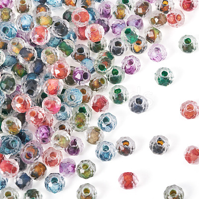 60G 6 Colors Transparent Glass Seed Beads GLAA-TA0003-32-1