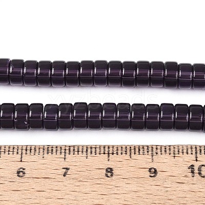 Transparent Glass Beads Strands GLAA-N026-3x6mm-T11-1