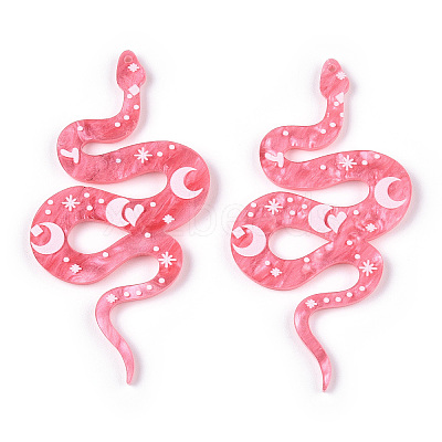 Printed Acrylic Big Pendants LS-FEST-PW0001-037D-1