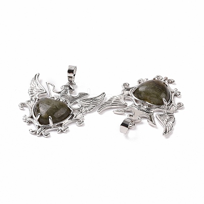 Natural Labradorite Pendants G-P496-04P-16-1
