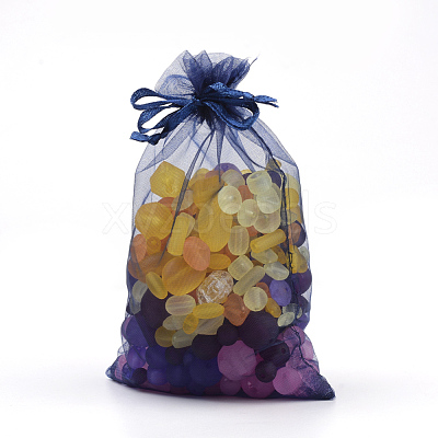 Organza Gift Bags with Drawstring OP-R016-17x23cm-21-1