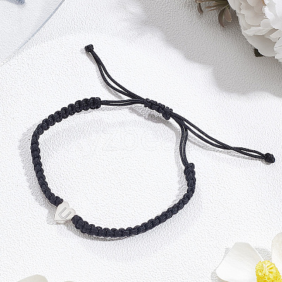 1Pc Adjustable Nylon Cord Braided Bracelets for Women Men BJEW-LP0001-34U-P-1