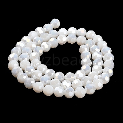 Imitation Jade Glass Beads Stands EGLA-A035-J10mm-B05-1