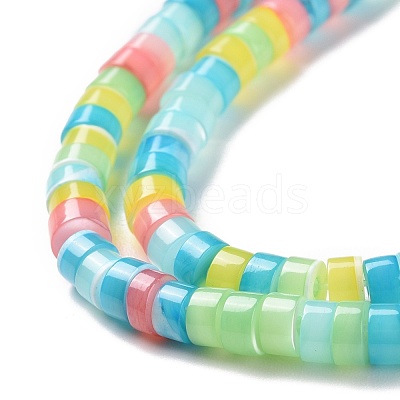 Natural Trochid Shell Beads Strands SSHEL-G023-02C-01-1