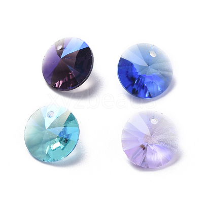 Glass Rhinestone Charms X-RGLA-L017-A-M-1