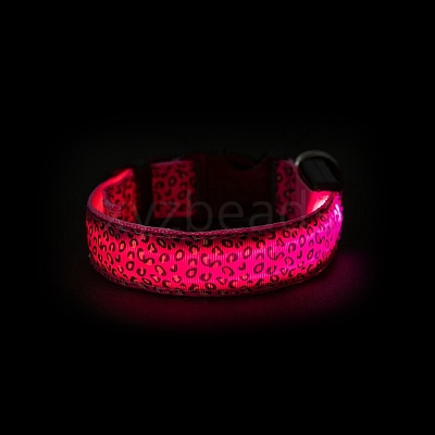 Adjustable Polyester LED Dog Collar MP-H001-A14-1