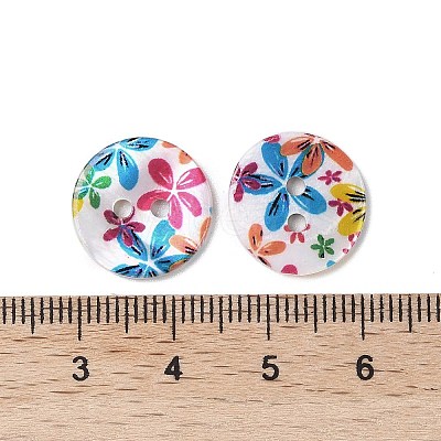 2-Hole Freshwater Shell Buttons SHEL-A004-01E-1