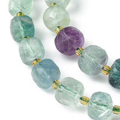 Natural Fluorite Beads Strands G-Q010-A12-01-1