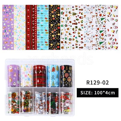 10 Styles Nail Art Transfer Stickers Decals MRMJ-R129-02-1