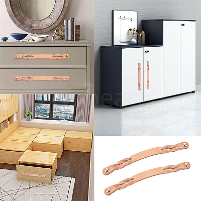 Leather Cabinet Handles Replacement FIND-WH0111-437-1
