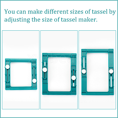 1Pc Plastic Tassel Maker DIY-WH0308-523-1