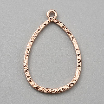Alloy Open Back Bezel Pendants FIND-TAC0017-41D-RG-1