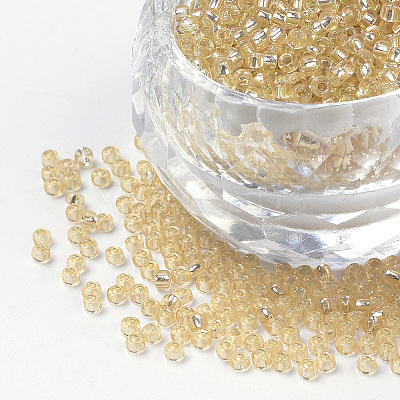 FGB 8/0 Grade A Round Glass Seed Beads SEED-Q007-3mm-F33-1