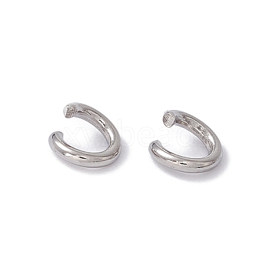 Tarnish Resistant 304 Stainless Steel Open Jump Rings STAS-R049-5x1mm-1